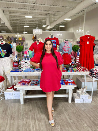 MONICA RED DRESS
