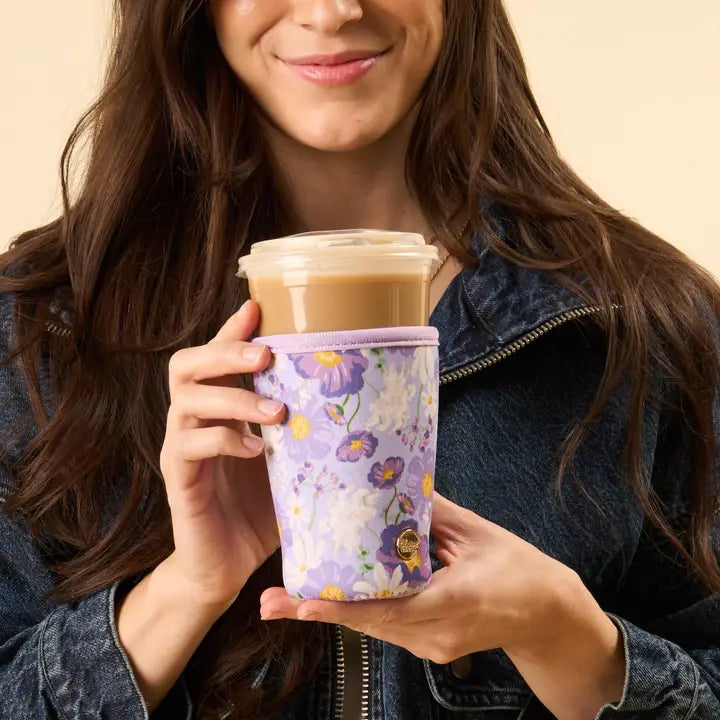 Sip Savvy Drink Sleeve-Bouquet Beauty Purple Large