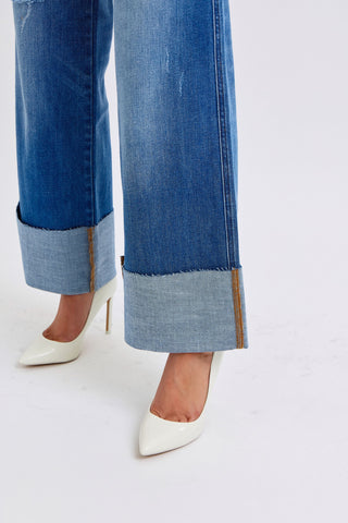 CIERRA HW RETRO WIDE LEG W/CUFF
