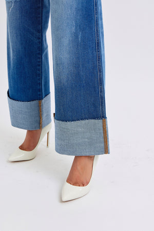 CIERRA HW RETRO WIDE LEG W/CUFF