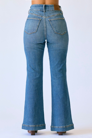 BECCA FLARE TUMMY CONTROL JEANS- ***PETITE***
