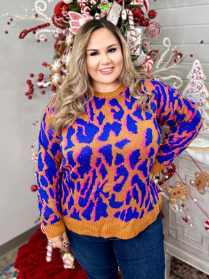 BRIANNA LEOPARD SWEATER