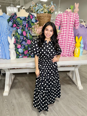 CELINE POLKA DOT DRESS