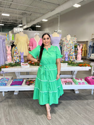 GINA GREEN DRESS