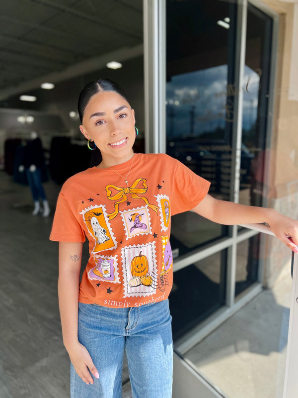 SIMPLY SOUTHERN FALL STAMP TEE - Shop Southern Melon Boutique