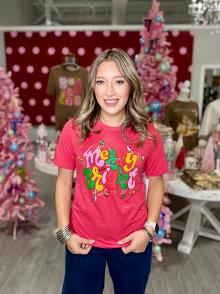 Merry & Bright Lights - Christmas Tee