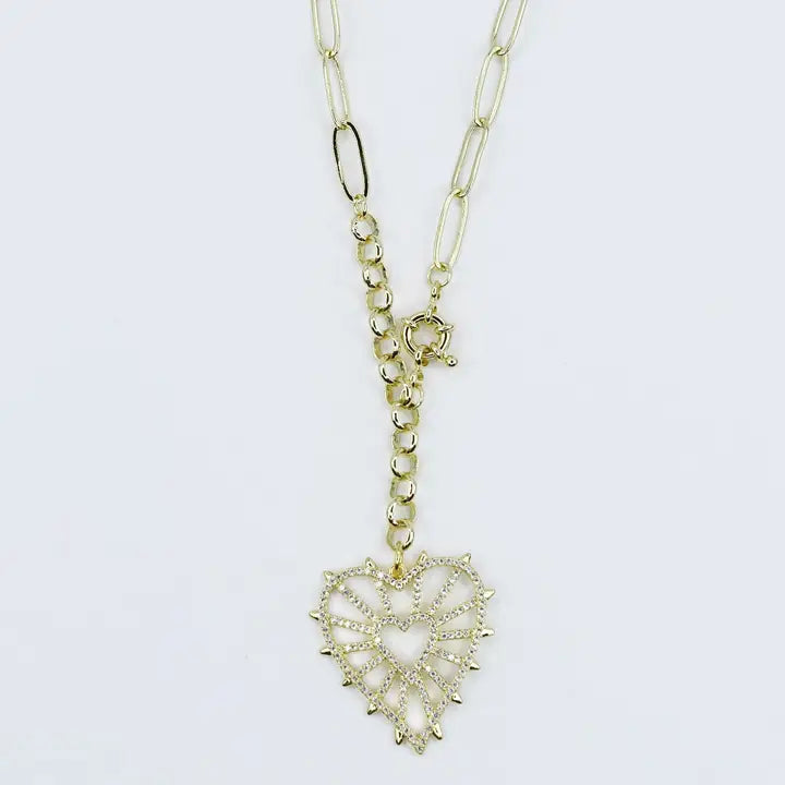 Lace Heart Necklace