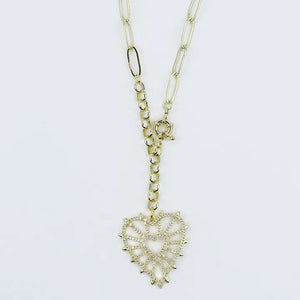 Lace Heart Necklace