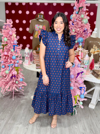 JESSICA POLKA DOT DRESS