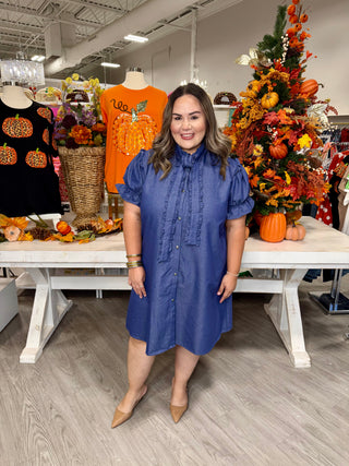 McKenzie Dress- Denim