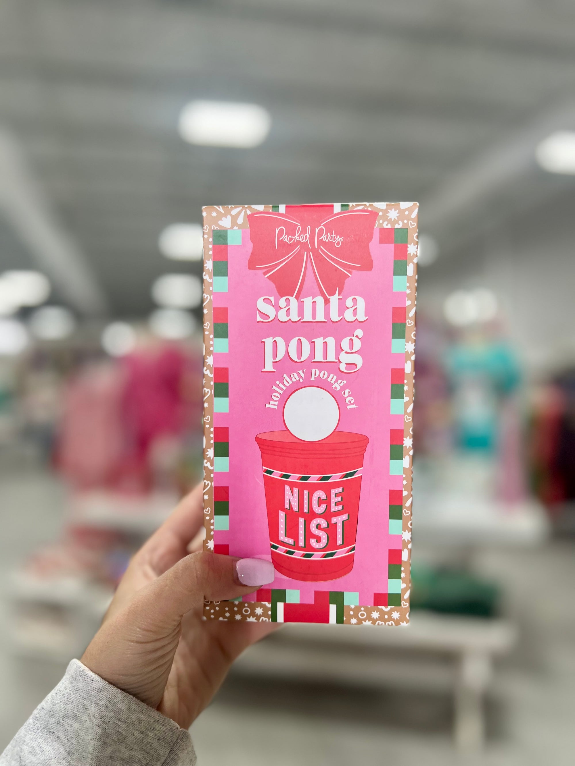 NAUGHTY VS NICE BEER PONG SET