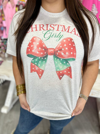 CHRISTMAS GIRLY TEE