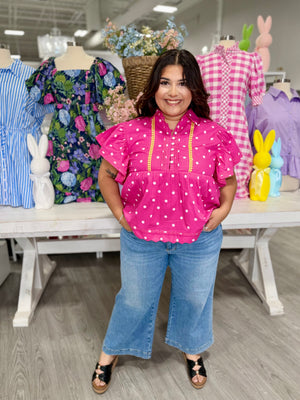 PATSY POLKA DOT TOP