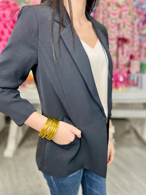 EVELYN BLACK BLAZER