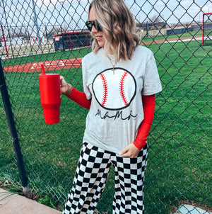 BASEBALL MAMA TEE