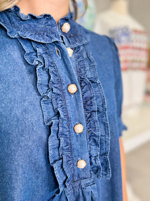 AVERY DENIM DRESS