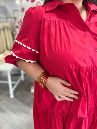 KARINA RED DRESS