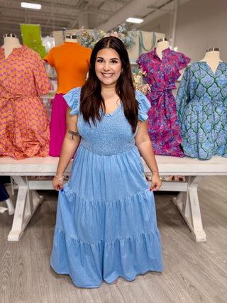 CARLY DENIM DRESS