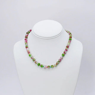 Camo Girly Gemstone Necklace-