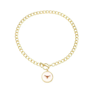 Texas Logo Necklace