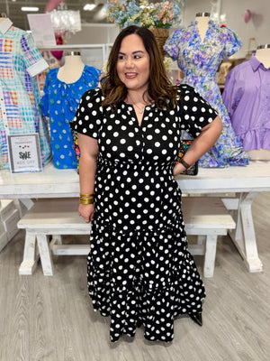 LARISSA POLKA DOT DRESS