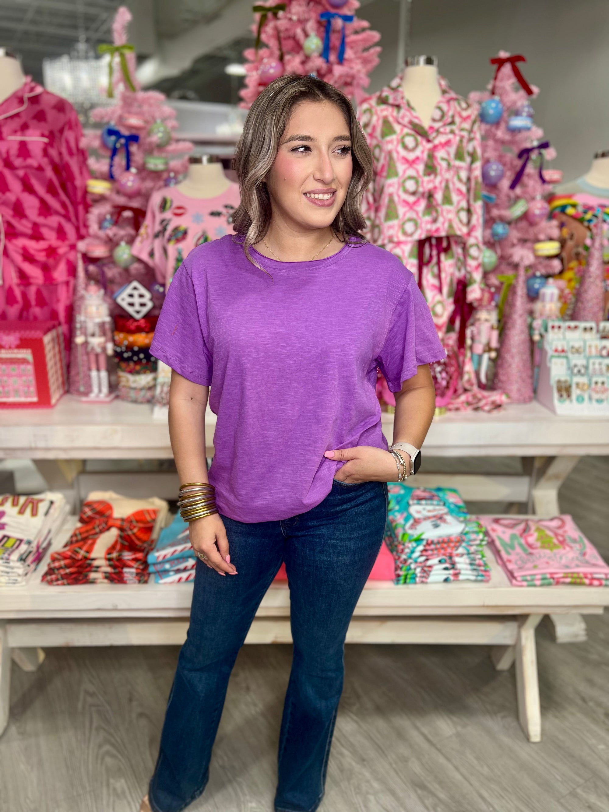 LAYERZ BASIC TEE LADY LAVENDER