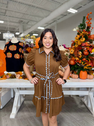 JASMINE BROWN DRESS