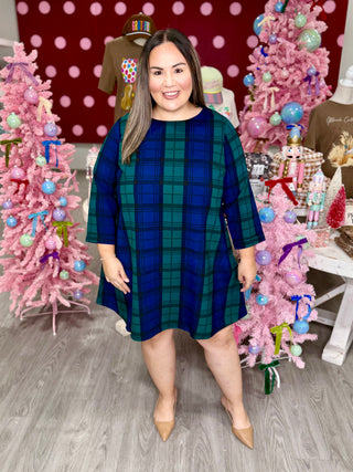 Lonna Plaid Dress