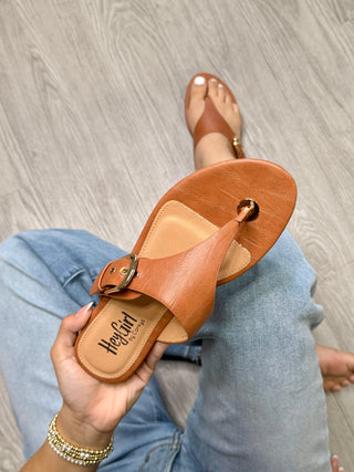WHATS THE GOSSIP COGNAC SHOES