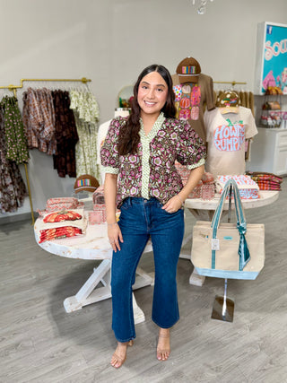 VIVIANA FLORAL TOP
