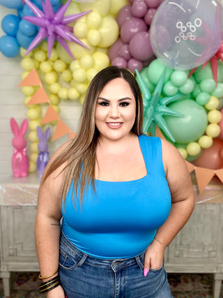 KEN FRENCH BLUE BODYSUIT