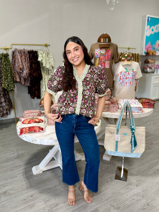 VIVIANA FLORAL TOP