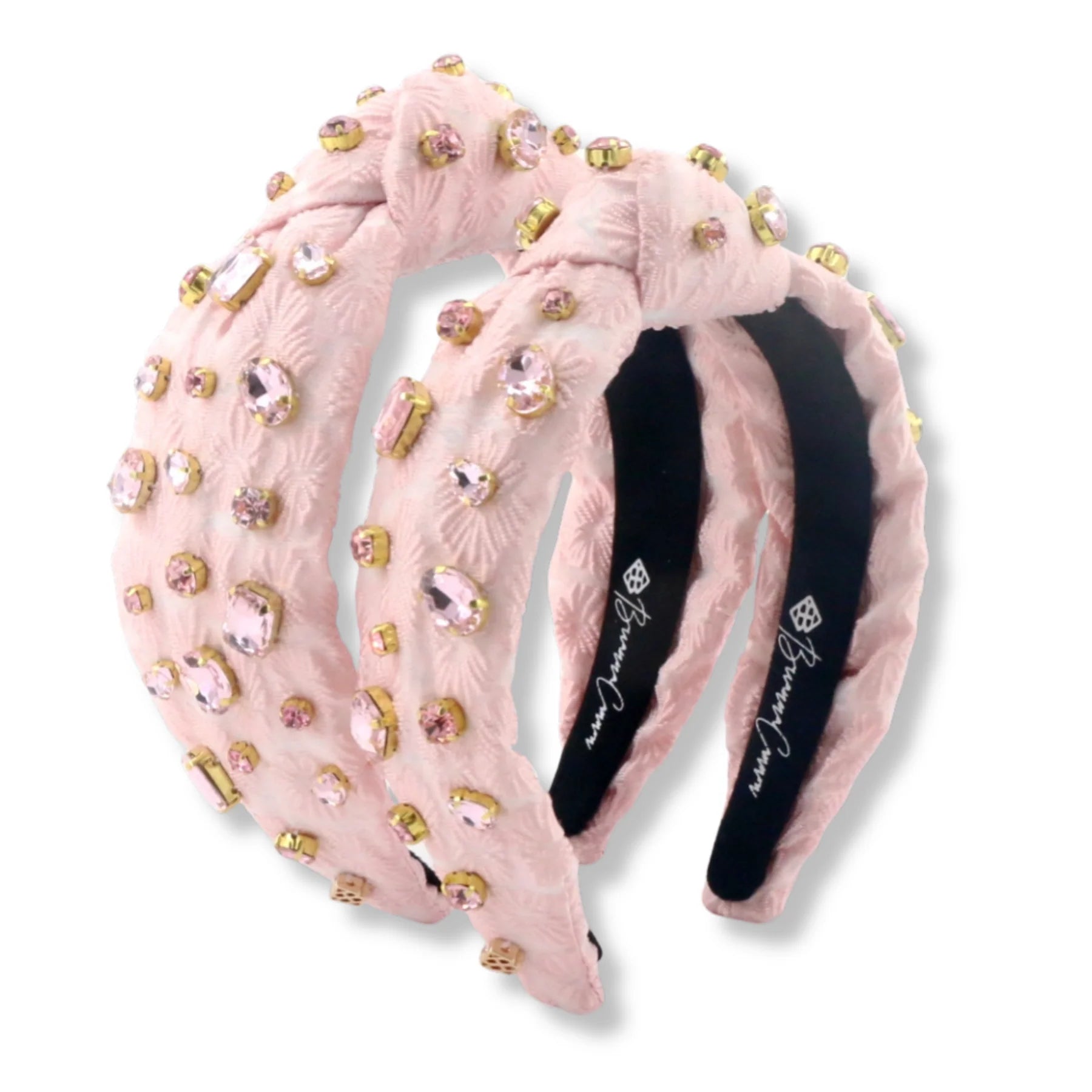 BRIANNA CANNON ADULT SIZE LIGHT PINK TEXTURED HEADBAND