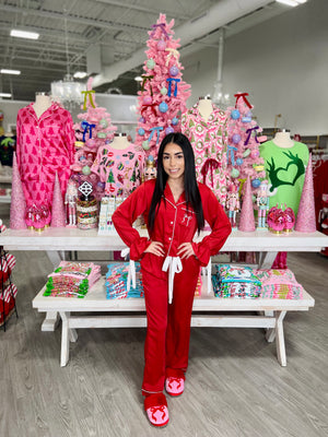 RED HOLIDAY PJ SET