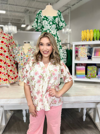 MARIA FLORAL BLOUSE