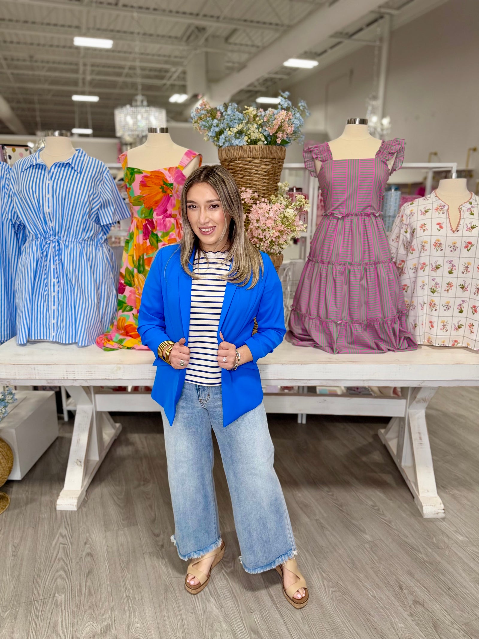 MADDIE ROYAL BLUE BLAZER