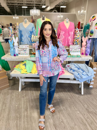 SANTA CLARA BUTTON DOWN TOP