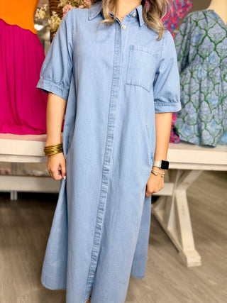BETHANY DENIM DRESS
