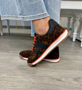 RUN IT BACK LEOPARD SNEAKER