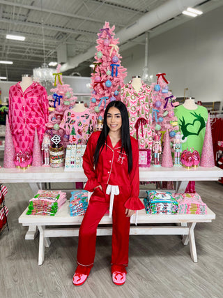 RED HOLIDAY PJ SET