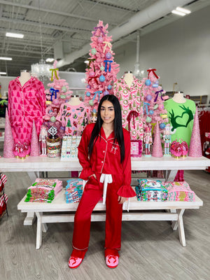 RED HOLIDAY PJ SET
