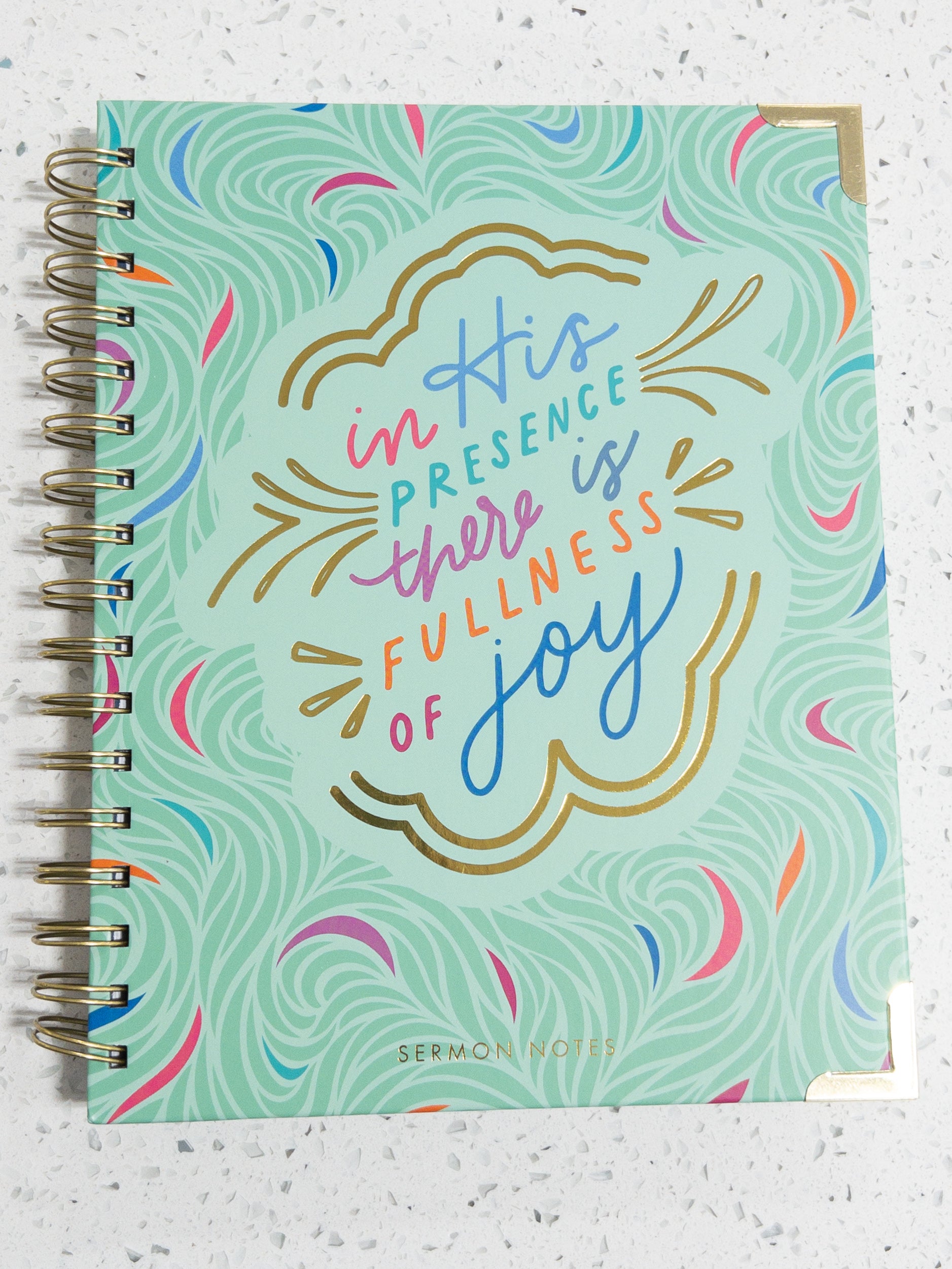 Sermon Notes Journal " In his presence"