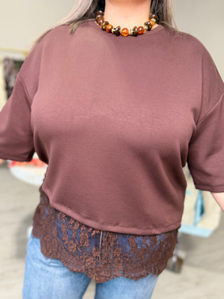 LEXI BROWN TOP