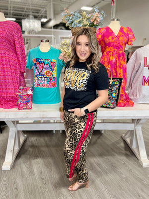 AVA LEOPARD PANTS