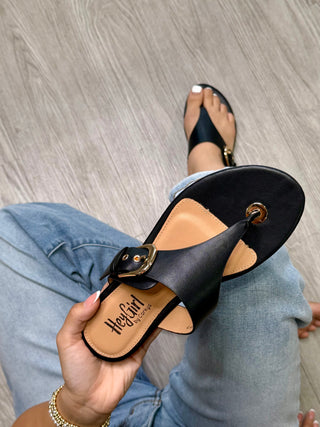 CORKYS WHATS THE GOSSIP BLACK SANDLES