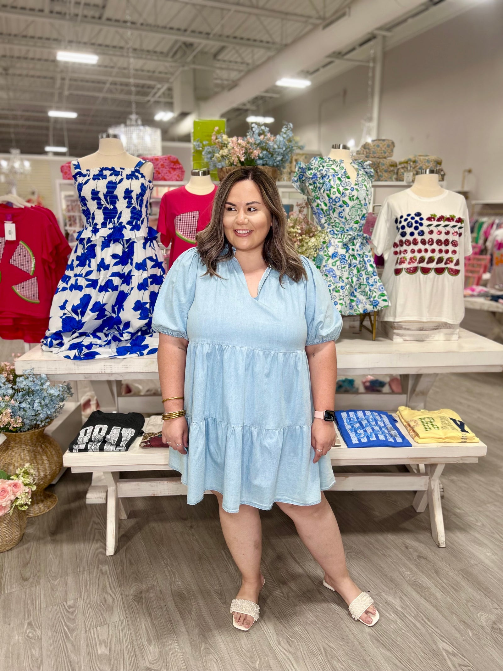 JOSIE DENIM DRESS