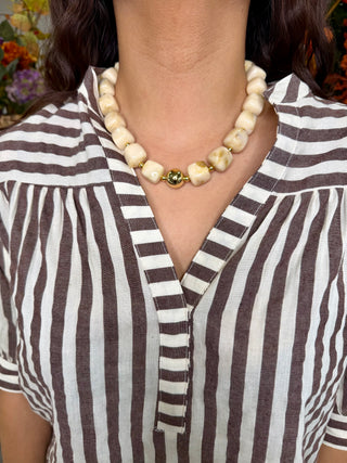 Lumi Cream Necklace