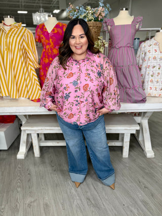 SELINA FLORAL TOP