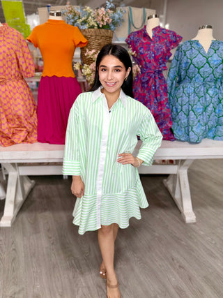 ABIGAIL STRIPE DRESS