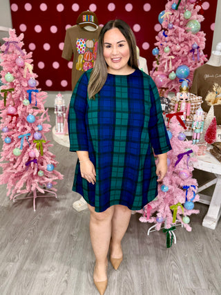 Lonna Plaid Dress